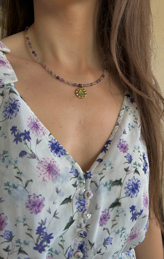 Naszyjnik TURKUS modelka