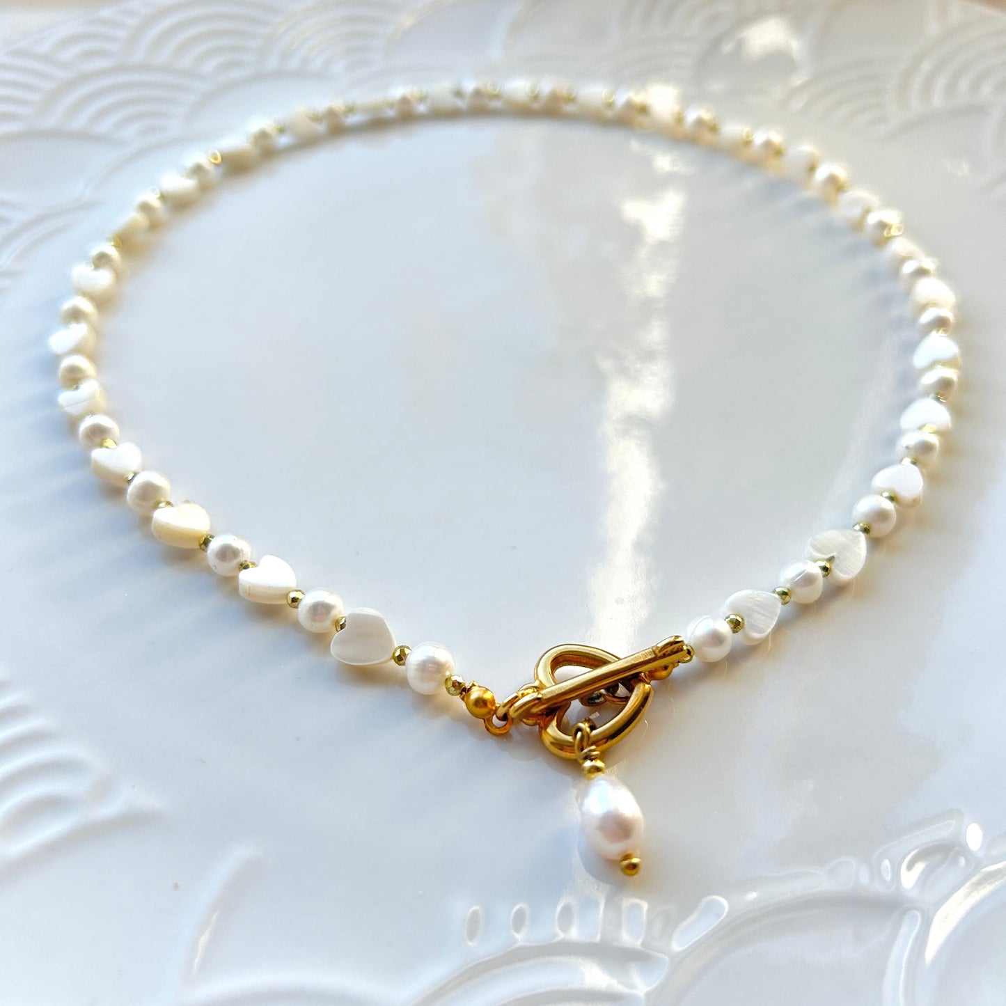 Naszyjnik PERŁY | SERCE