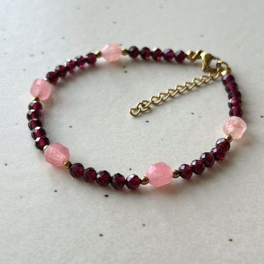 Bransoletka GRANAT | RODOCHROZYT