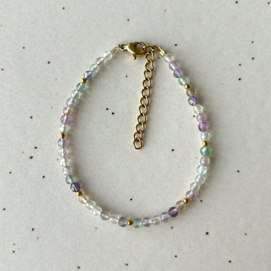 bransoletka z fluorytu