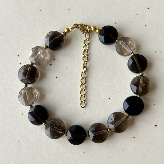 bransoletka kwarc dymny pastylki