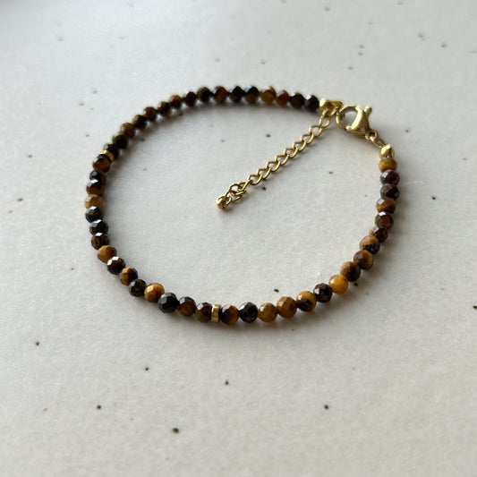 bransoletka na zapięciu z tygrysiego oka