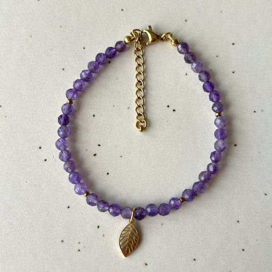 bransoletka z ametystu