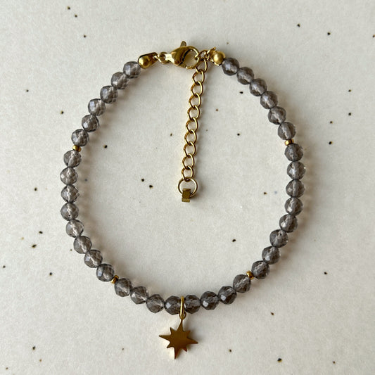 bransoletka z kwarcu dymnego 